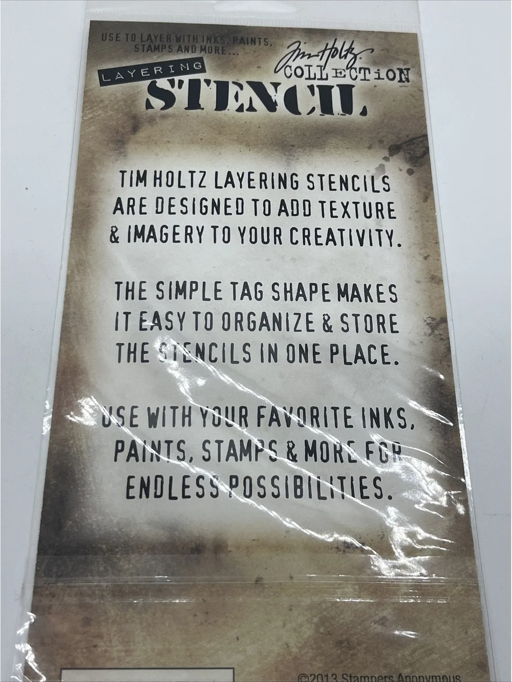 Tim Holtz Layered Stencil 4.125 Inch X 8.5 Inch-Doily Flowers Lace THS018